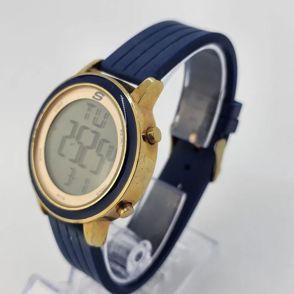 Sketchers Unisex Watch 40MM Rose Gold Blue‎ Gray Case Blue Plastic Bands
